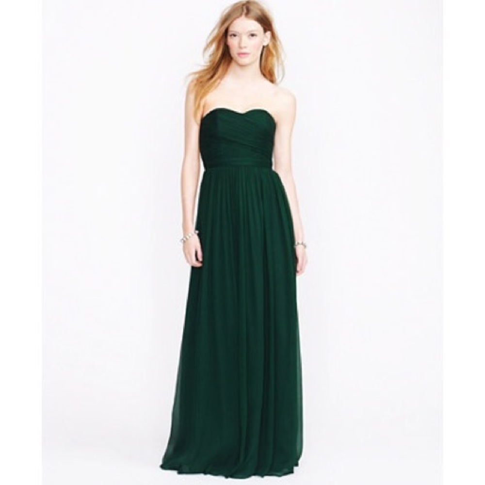 Rare find! J.Crew Arabelle long dress in chiffon